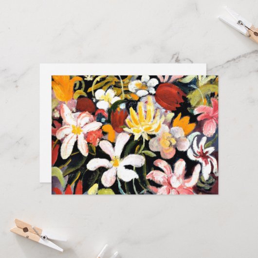 威厳があるマック絵画スの花のカーペット カード (正面/裏面インサイチュ)