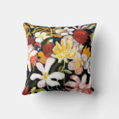 威厳があるマック絵画スの花のカーペット クッション (裏面)