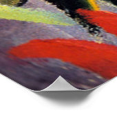 威厳があるマック絵画スの花のカーペット ポスター (角)