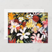 威厳があるマック絵画スの花のカーペット ポストカード (正面/裏面)