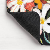 威厳があるマック絵画スの花のカーペット マウスパッド (コーナー)