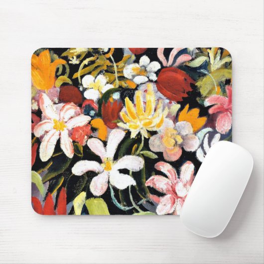 威厳があるマック絵画スの花のカーペット マウスパッド (マウス)
