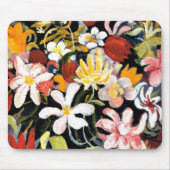 威厳があるマック絵画スの花のカーペット マウスパッド (正面)