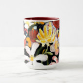 威厳があるマック絵画スの花のカーペット マグカップ (中央)