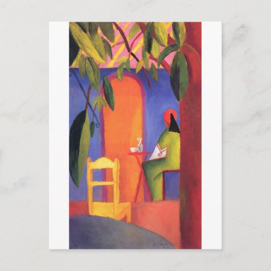 威厳があるマッケ – トルコカフェ1914チューキッシュカフェ ポストカード (正面)