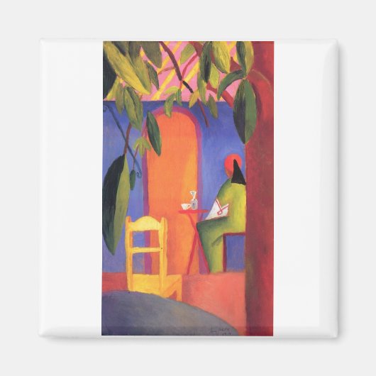 威厳があるマッケ – トルコカフェ1914チューキッシュカフェ マグネット (正面)