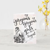 威厳がある生まれ美しいハッピーバースデーグリーティングカード カード (黄色い花)