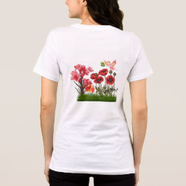 威厳がある誕生の花と石 トライブレンドTシャツ