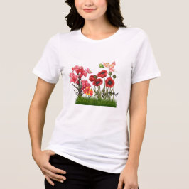 威厳がある誕生の花と石 トライブレンドＴシャツ