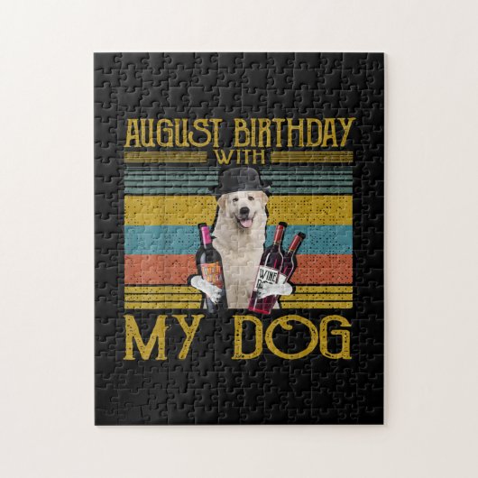 威厳がある誕生日と私のピレ素晴らしネー犬2020 ジグソーパズル (縦)