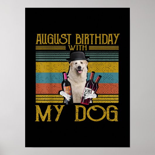 威厳がある誕生日と私のピレ素晴らしネー犬2020 ポスター (正面)