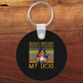 威厳がある誕生日とMy Bemese Moutain Dog 2020 キーホルダー (正面)