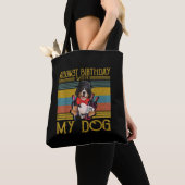 威厳がある誕生日とMy Bemese Moutain Dog 2020 トートバッグ (クローズアップ)