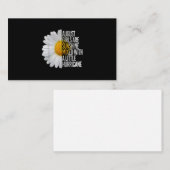 威厳がある誕生日ギフトおもしろいデイジー引用文ギフト 名刺 (正面/裏面)