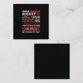 威厳がある誕生日ギフト生まれ-《星座》乙女座威厳がある中 スクエア名刺 (正面/裏面)