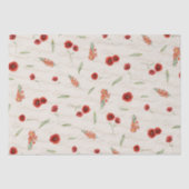 威厳がある誕生月花ポピーグラジオラス 薄葉紙 (正面)