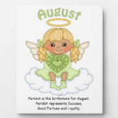 威厳がある誕生石エンジェルブロンドプラーク フォトプラーク (正面)