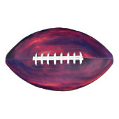 威厳がある赤 アメリカンフットボール (正面)