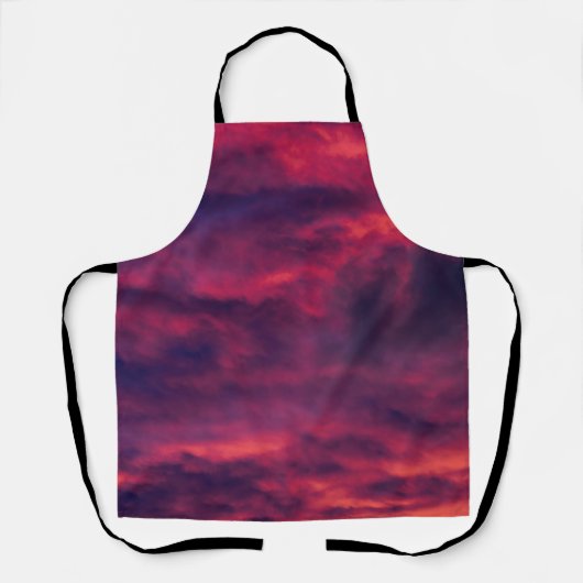 威厳がある赤 エプロン (正面)