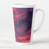 威厳がある赤 カフェラテマグ (右)