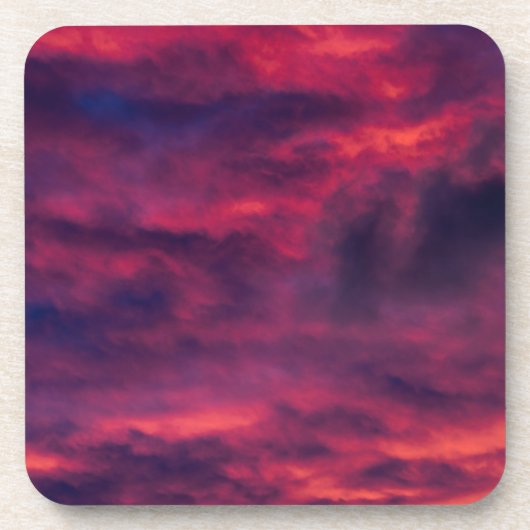 威厳がある赤 コースター (正面)