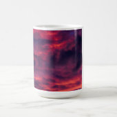 威厳がある赤 コーヒーマグカップ (中央)
