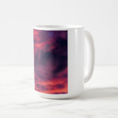 威厳がある赤 コーヒーマグカップ (正面右)