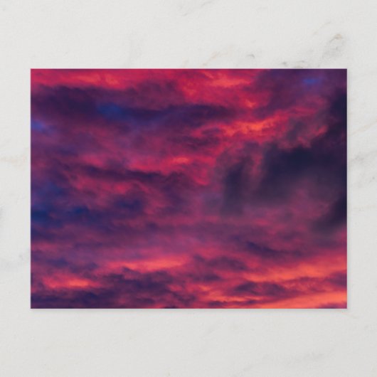 威厳がある赤 シーズンポストカード (正面)