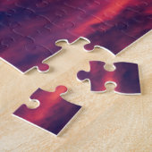 威厳がある赤 ジグソーパズル (側面)