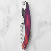 威厳がある赤 ソムリエナイフ (正面)