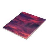 威厳がある赤 タイル (側面)