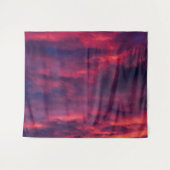 威厳がある赤 タペストリー (正面(横))