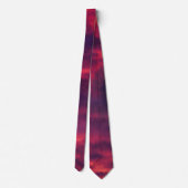 威厳がある赤 ネクタイ (裏面)