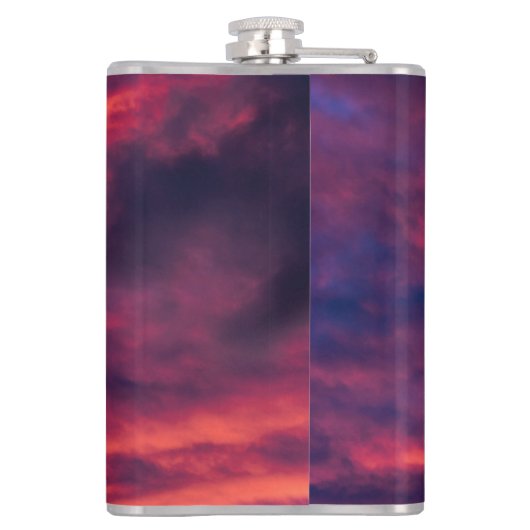 威厳がある赤 フラスク (裏面)