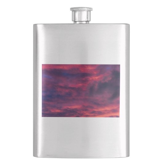 威厳がある赤 フラスク (正面)