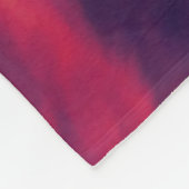 威厳がある赤 フリースブランケット (角)