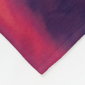 威厳がある赤 フリースブランケット (角)