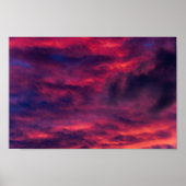 威厳がある赤 ポスター (正面)