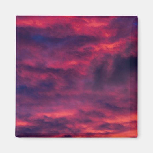 威厳がある赤 マグネット (正面)