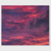 威厳がある赤 ラッピングペーパー (フラット)