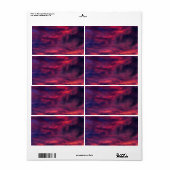 威厳がある赤 ラベル (フルシート)