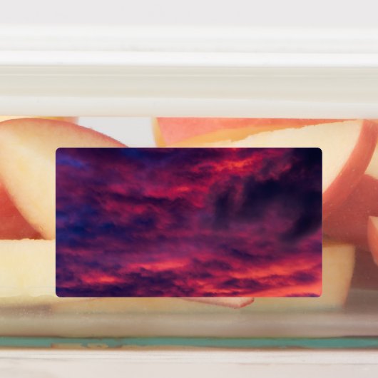 威厳がある赤 ラベル (貼付)