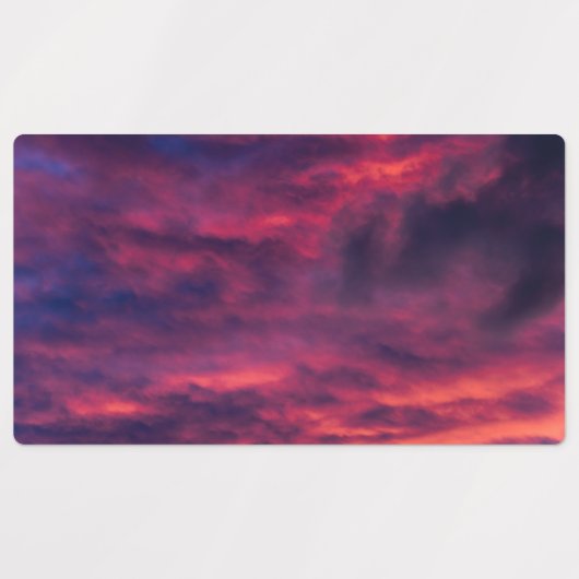 威厳がある赤 ラベル (デザイン1)