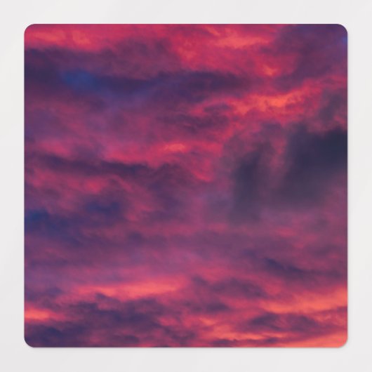 威厳がある赤 ラベル (デザイン1)