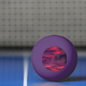 威厳がある赤 卓球ボール (ネット)