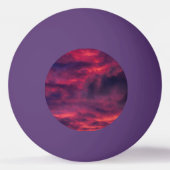 威厳がある赤 卓球ボール (正面)