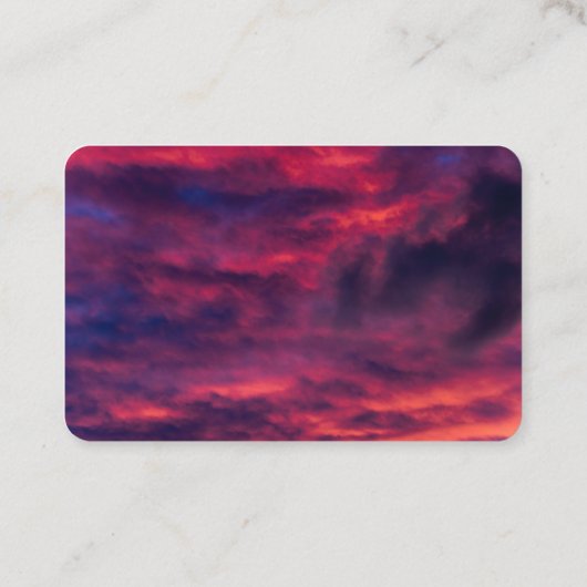 威厳がある赤 名刺 (裏面)