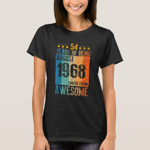 威厳がある1968年54素晴らし年 Tシャツ