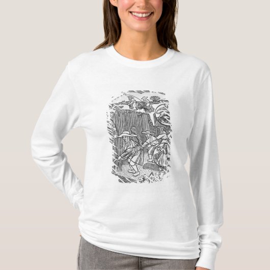 、威厳がある、レオ収穫します Tシャツ (正面)