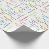 威厳がある, 1誕生日ギフト包装紙 ラッピングペーパー (角)